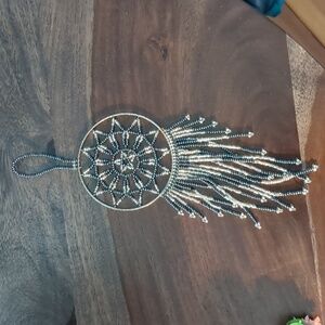 Beaded dreamcatcher 8"x3"